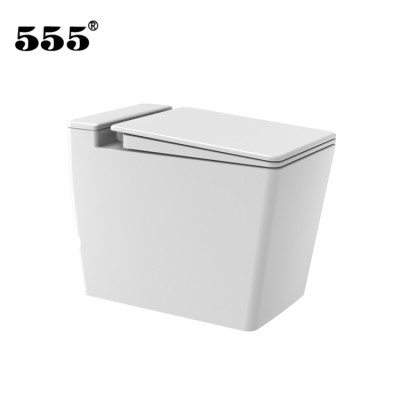 555 Ewc P Trap Toilet Black Color Bowl Modern Wc Toilets Ceramic Square Seat European Set Classic Sensor N Basin Wash Dishes